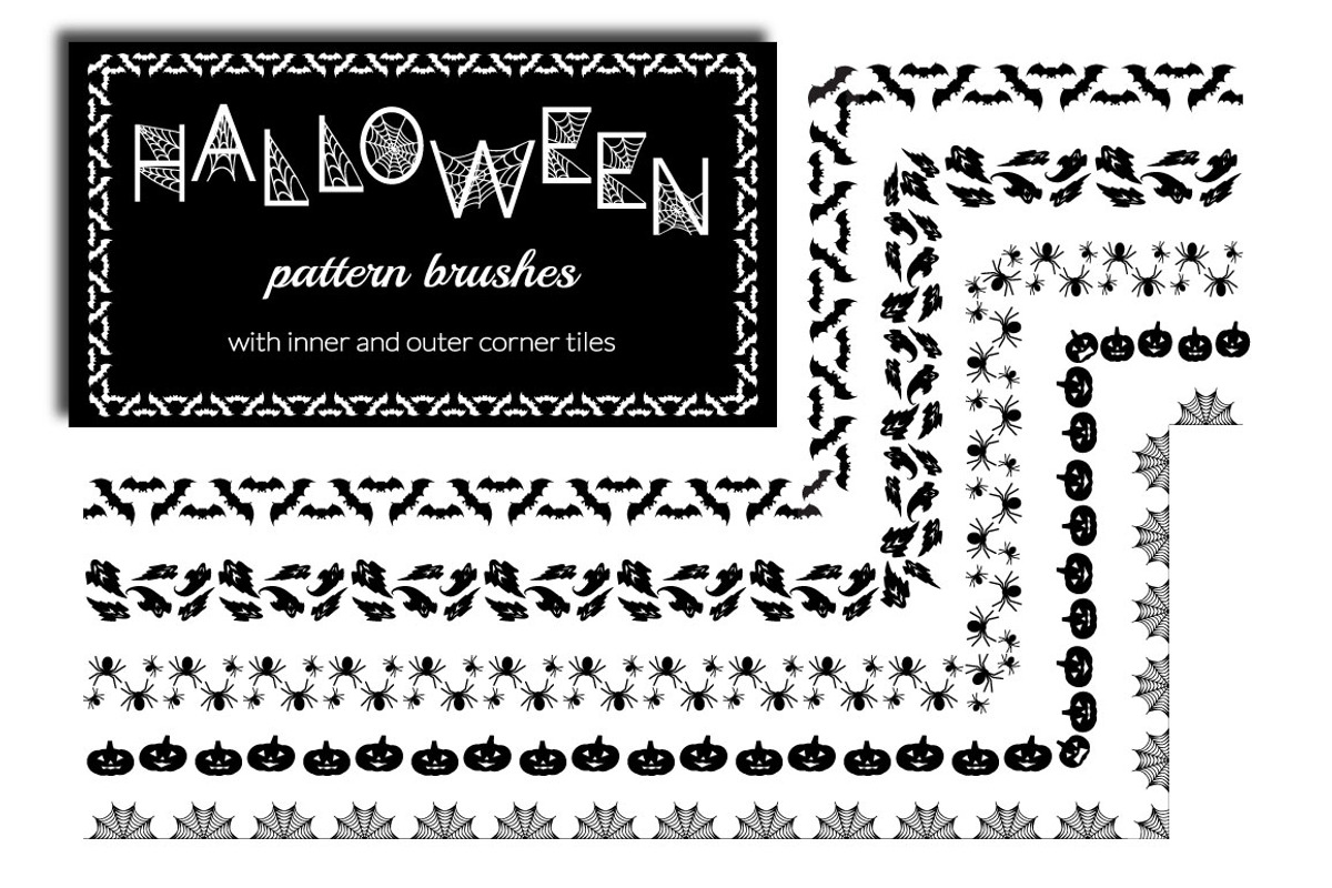Halloween Pattern Brushes