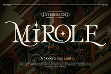 Mirole - Modern Luxury Font