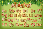 Christmas Gingerbread alphabet, a Decorative Illustration by Nataliia Toporovska (Thumbnail 2 of 5)