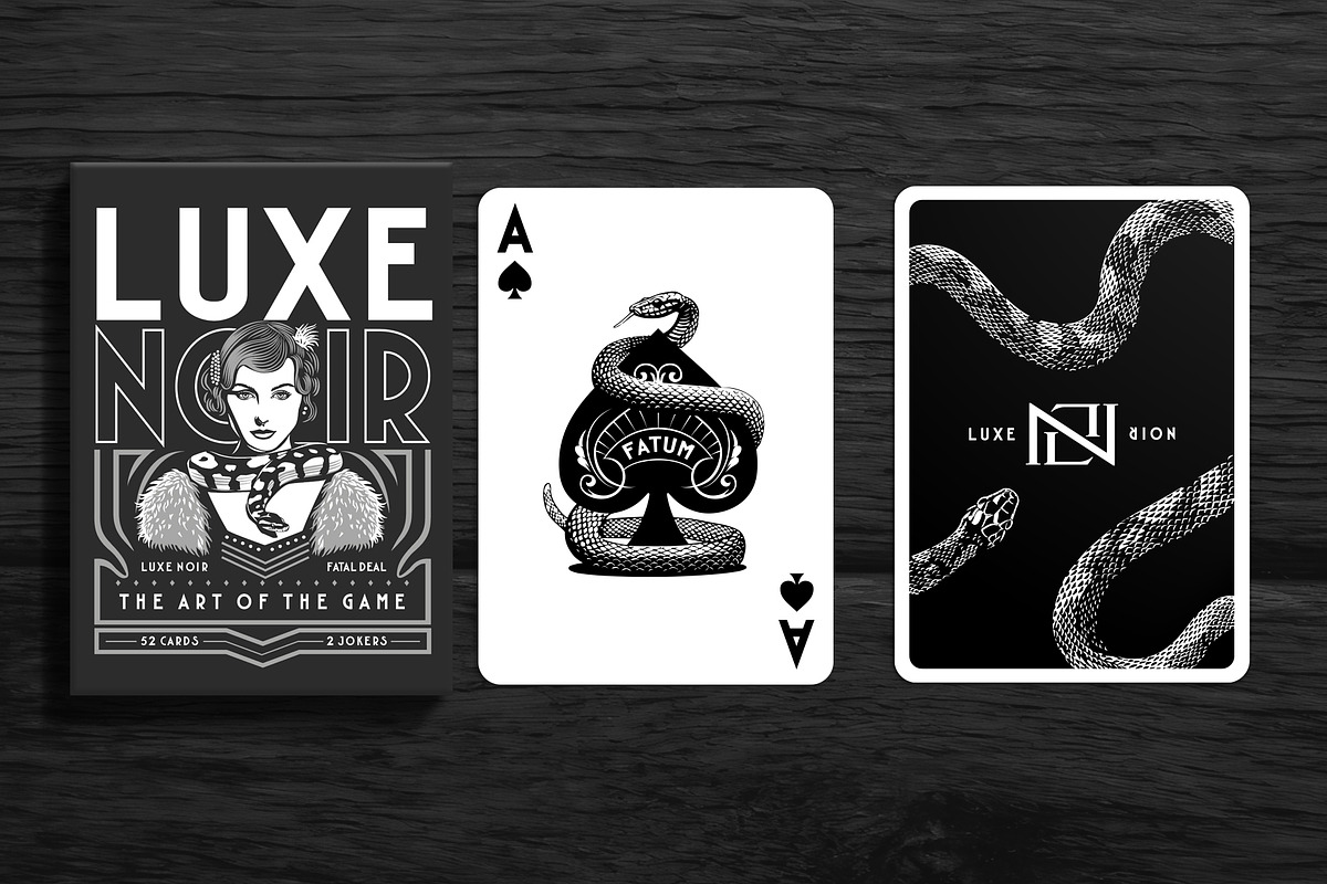Art Deco Playing Cards Biz in a Box, a Branding & Logo Template by vatesdesign (Photo 7 of 10)