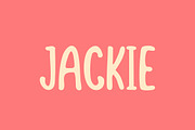 JACKIE Playful Handwritten Font, a Handwritten Font by NTC Graphic (Thumbnail 1 of 8)