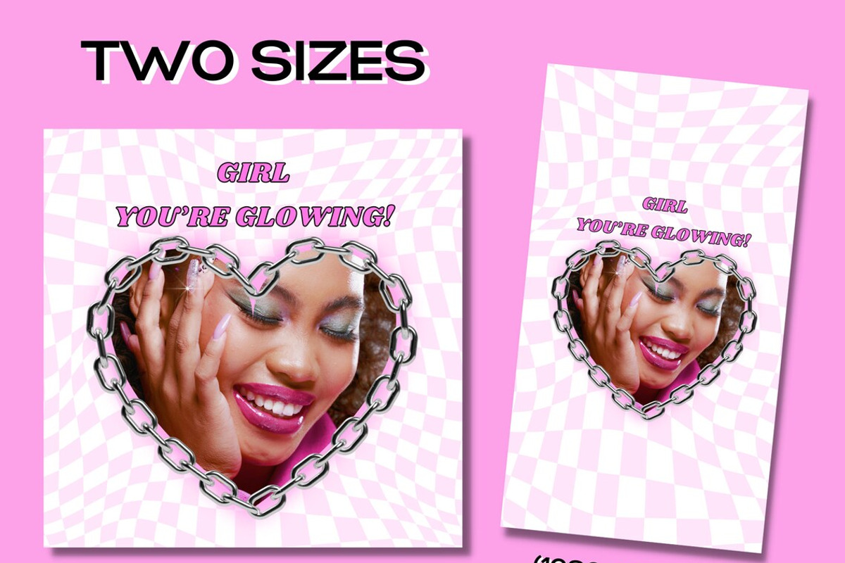 GLAM Business Social Media Templates, a Social Media Template by PLANETSEL (Photo 2 of 7)