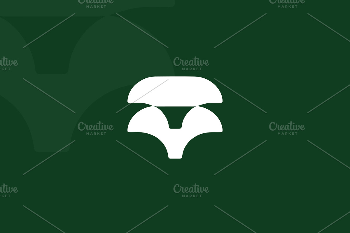 Nagative Space Tree Logo Design, a Branding & Logo Template by Templeste (Photo 2 of 2)