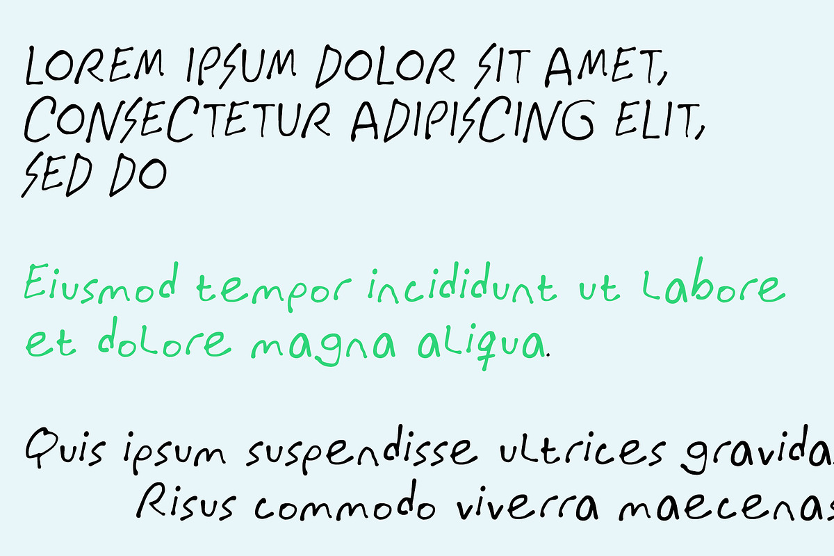 Nidepalo, a Handwritten Font by Headquarters (Photo 3 of 3)