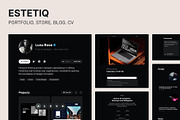 Estetiq — Personal Framer Template, a Landing Page Template by Slava Burian (Thumbnail 1 of 5)