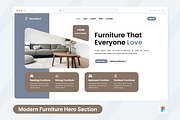 Woodect - Furniture Hero Header, a Templates & Theme by SquidPixey (Thumbnail 1 of 3)