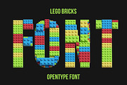 3 Lego Fonts, a Font by Handmadefont (Thumbnail 3 of 18)