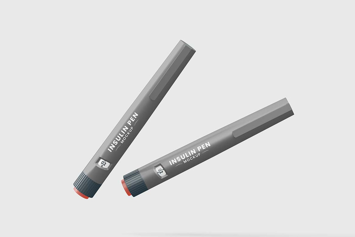 Insulin Pen Mockup Set, a Mockup by tiyasprabawa (Photo 4 of 5)