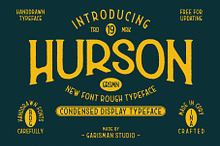 Hurson Rough - Serif
