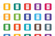 Smartphone Round Corner Flat Icons, an Icon by IconBunny (Thumbnail 2 of 2)