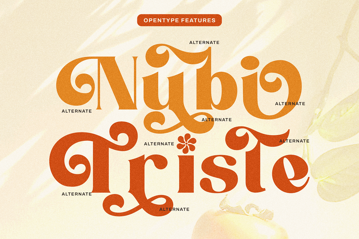 Palm Tango, a Serif Font by Umitype (Photo 8 of 10)