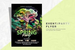 A4 Spring Party Flyer