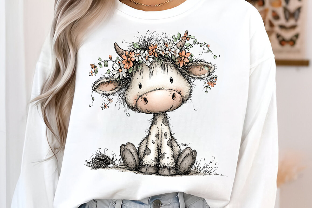 Whimsical spring farm animals clipar, an Illustration by SinaCreation (Photo 9 of 11)