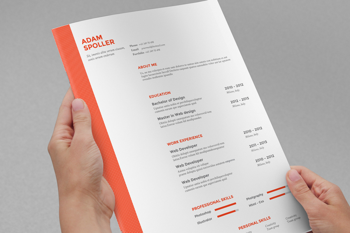 Clean Resume, a Resume Template by sz81 (Photo 3 of 5)
