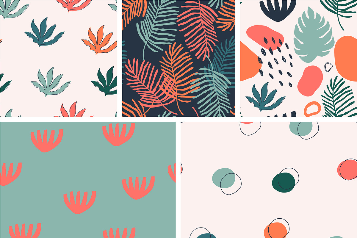 Tropical Patterns & Elements, a Wallpaper Graphic by Bosotochka♥Art (Photo 10 of 10)