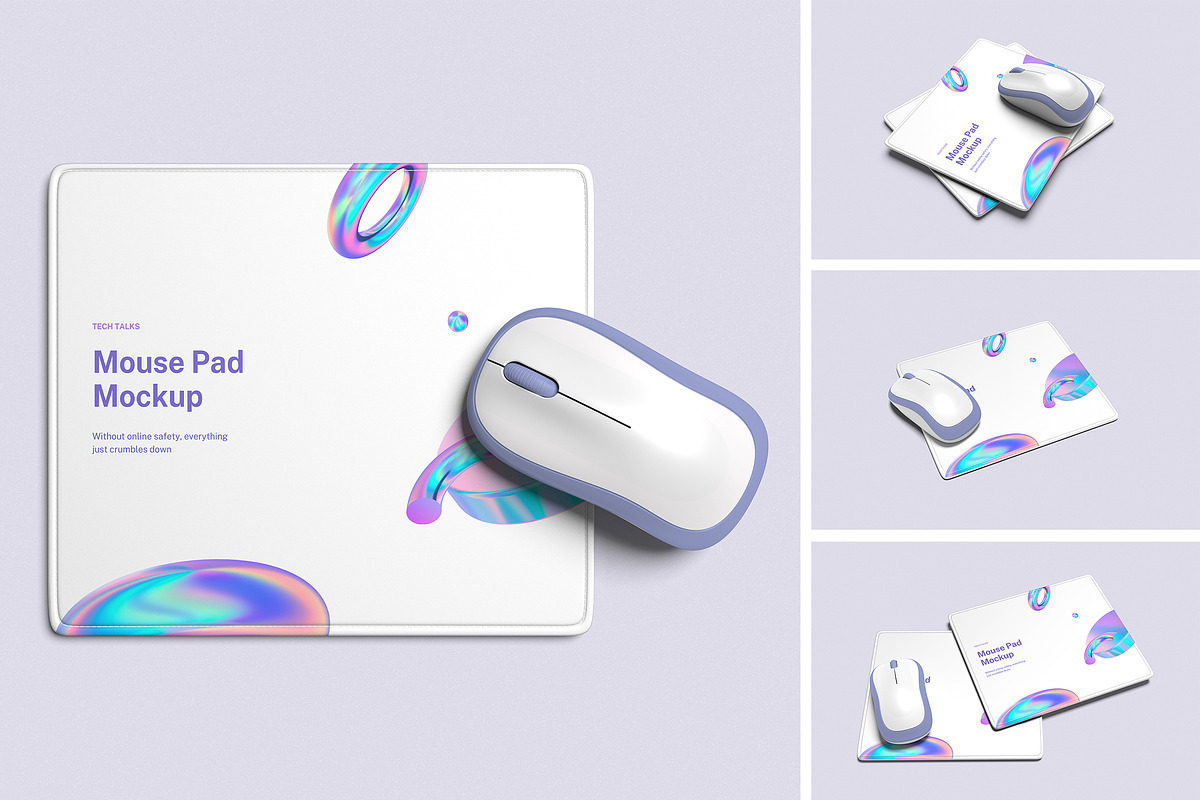 Mouse Pad Mockup, a Merchandise Mockup by Twins_studio926 (Photo 1 of 5)