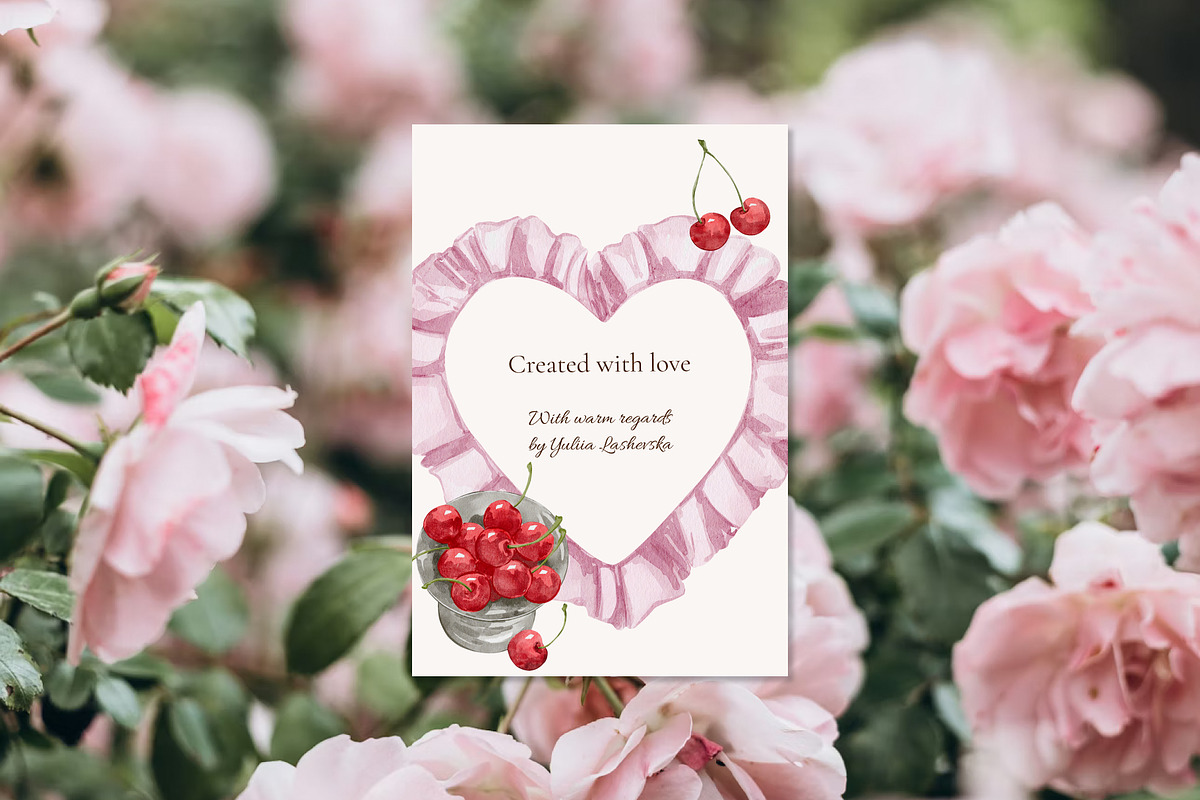 Parisian Coquette Watercolor Kit, a Decorative Illustration by Yuliia Lashevska (Photo 16 of 16)