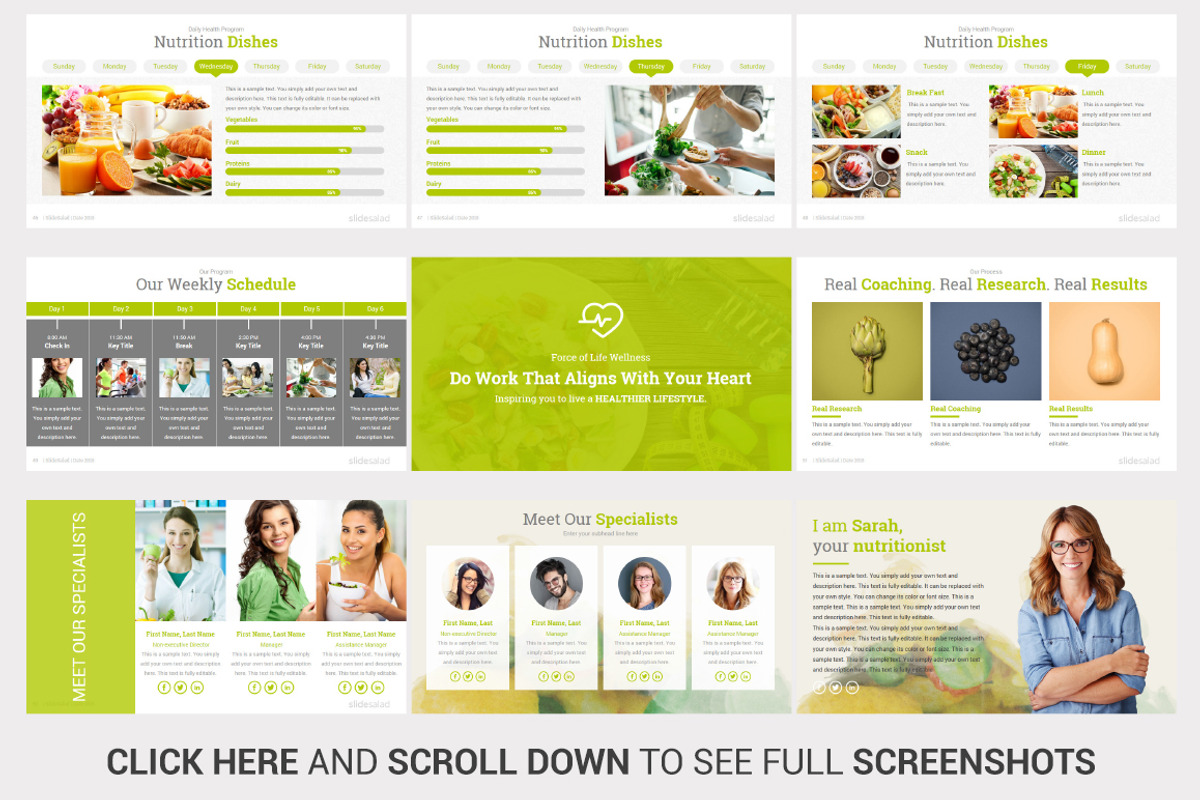 Top Nutrition PowerPoint Template, a Presentation Template by SlideSalad (Photo 12 of 21)