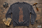 Rabbit Wearing Streetwear With, an Object Graphic by SharpMarketplace (Thumbnail 3 of 4)