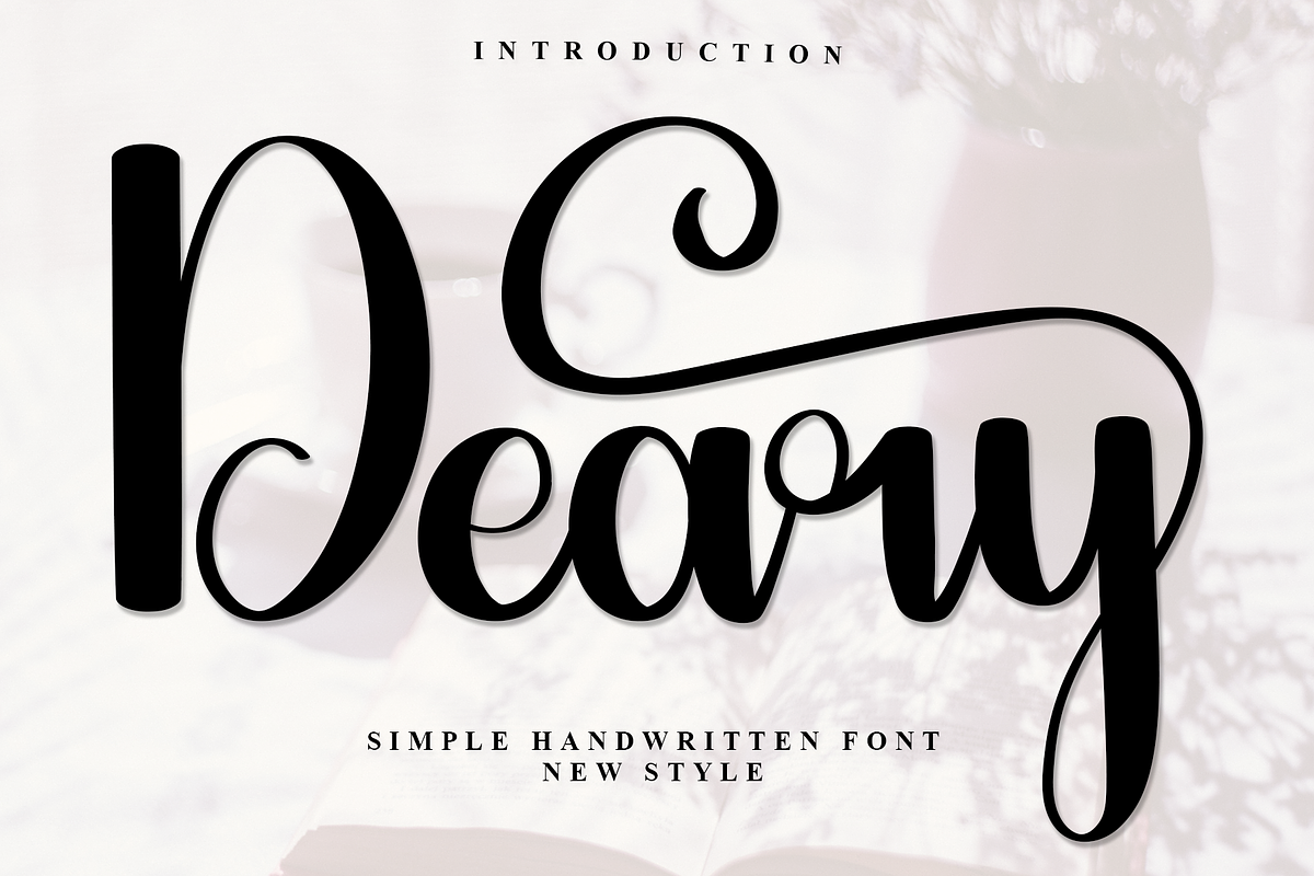 Deary, a Handwritten Font by InermediaSTUDIO (Photo 1 of 7)