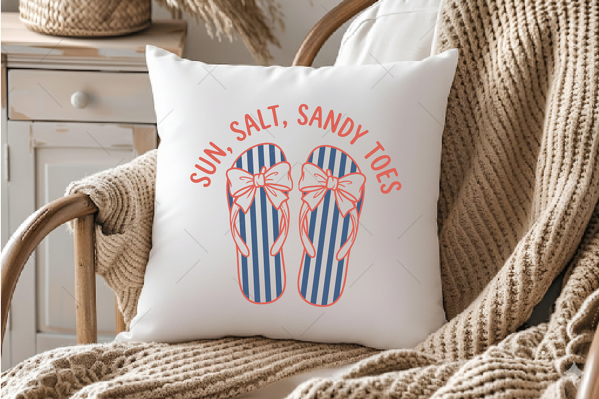 Sun Salt Sandy Toes Flip Flop PNG, an Illustration by OK Design (Photo 5 of 5)