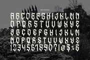 Menda Hixeon | Blackletter Typeface, a Blackletter Font by Denustudios (Thumbnail 10 of 12)