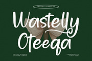 Wastelly Oteeqa, a Handwritten Font by Goresan Studio (Thumbnail 1 of 15)