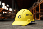 Hard hat helmet mockup design, an Apparel Mockup by Raihan Rahman (Thumbnail 1 of 6)