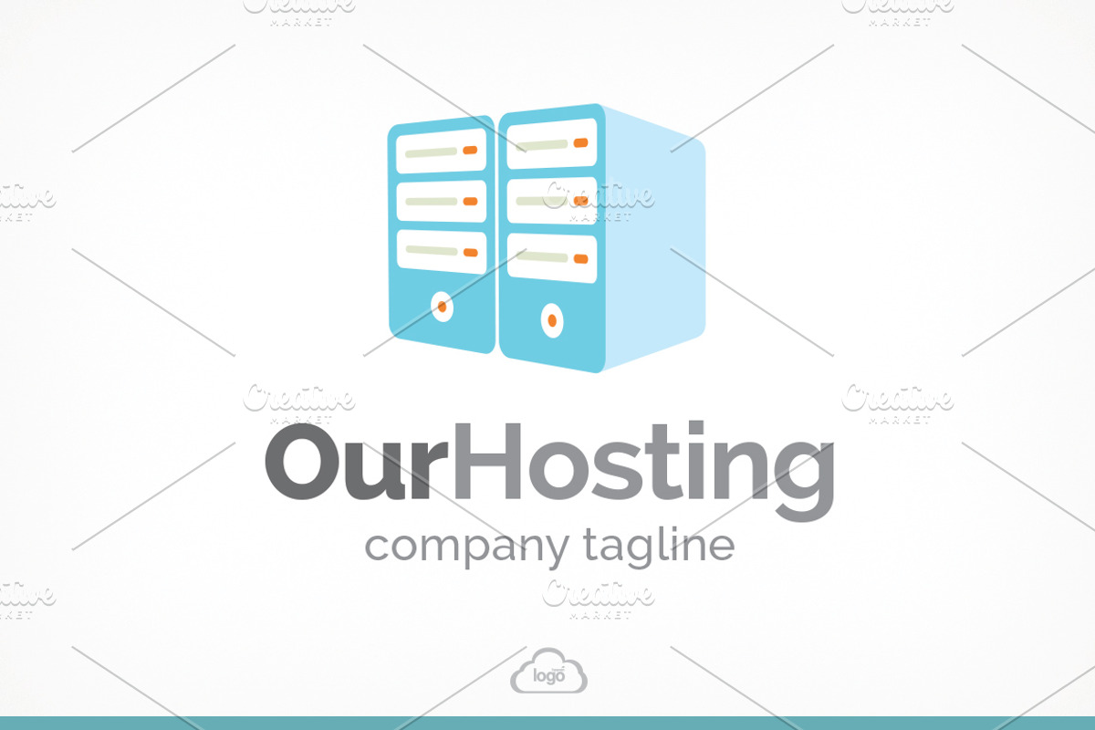 Our Hosting Logo Template, a Branding & Logo Template by Logo Heaven (Photo 2 of 5)