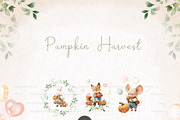 Pumpkin Harvest, an Animal Illustration by heyiamalice (Thumbnail 7 of 14)