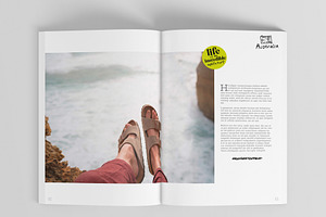 Traveler Magazine Indesign Template