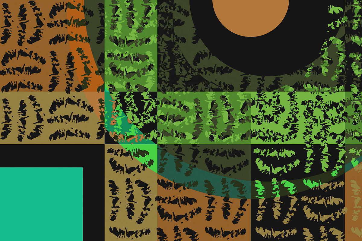 Moon Glow Modern Geometric, a Background Graphic by Sharon Schwalbe (Photo 6 of 6)