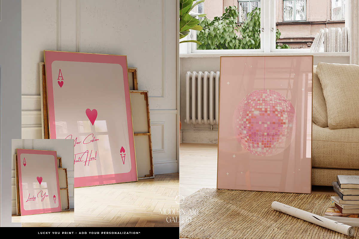 Modern Art Gallery 4, a Graphic by Wall Art Print Studio (Photo 11 of 18)