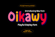 Oikawy - Playful Display Font, a Handwritten Font by twinstd (Thumbnail 1 of 10)