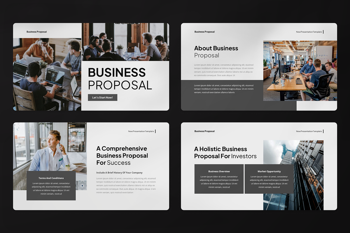 Business Proposal PowerPoint, a Presentation Template by SquidPixey (Photo 2 of 7)
