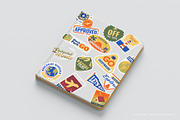 Travel and Adventure Stamps, an Object Graphic by Neodivisu (Thumbnail 8 of 10)