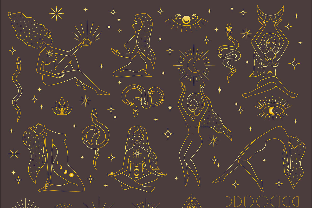 AESTHETIC MAGIC BUNDLE, a Decorative Illustration by roskque (Photo 15 of 69)