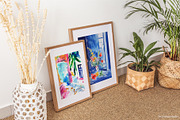 Bright Colorful Watercolor PRINTS, a Background Graphic by lerinartstudio (Thumbnail 4 of 11)