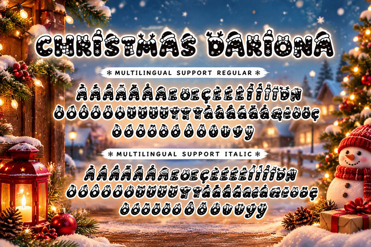 Christmas Dariona, a Handwritten Font by Yoga Letter (Photo 9 of 10)