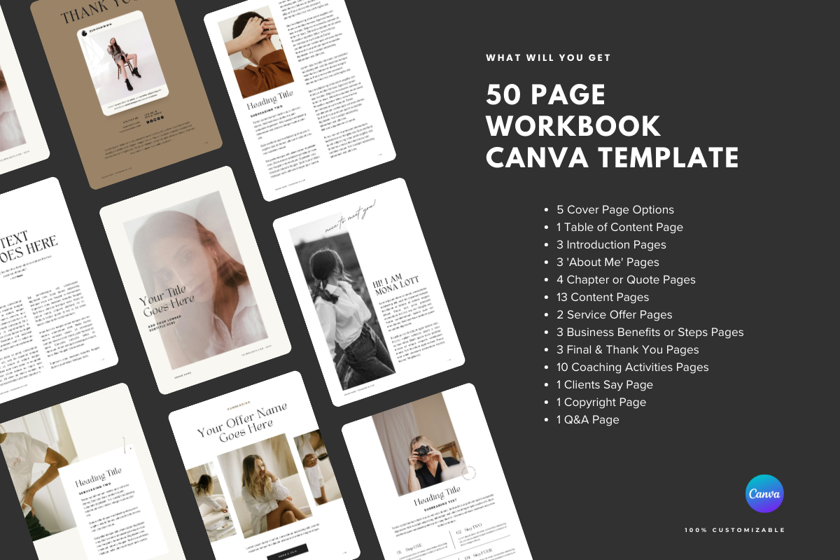 Canva Ebook / Workbook / Lead Magnet, a Marketing Template by Evelina Lesniewska Design (Photo 2 of 8)