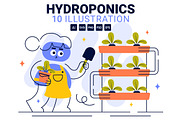 10 Hydroponics Illustration, a Person Illustration by denayunebgt (Thumbnail 1 of 4)