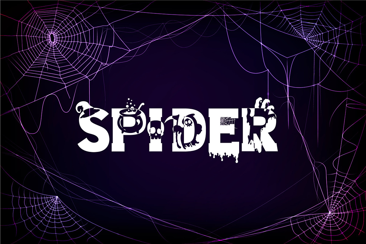Halloween Silhouette Font, a Font by vladocar (Photo 5 of 7)