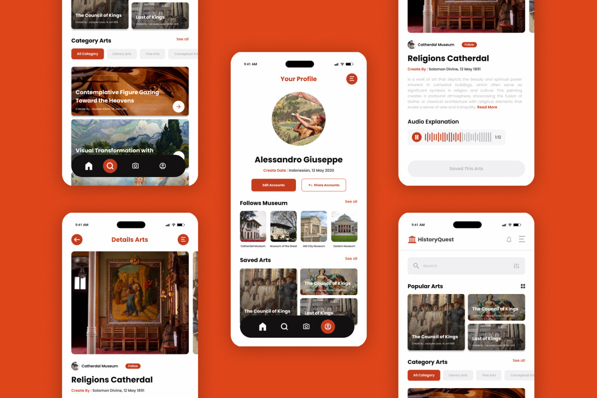 History Guest - Ar Museum Art Mobile, an App Template by productype1 (Photo 4 of 5)
