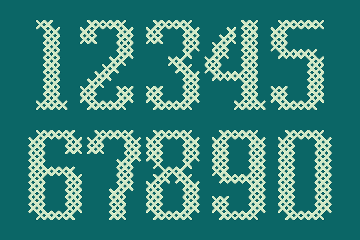 Cross Stitch Classic Font, a Font by GG Design (Photo 7 of 10)