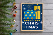Elegant Blue and Gold Holiday Set, a Seasonal Illustration by Creative Graphics (Thumbnail 9 of 9)