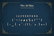 Flory del Mona, a Serif Font by ilhamtaro (Thumbnail 8 of 11)