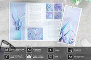 MARLENE: Minimal Trifold Layout, a Brochure Template by McLittle Stock (Thumbnail 1 of 3)