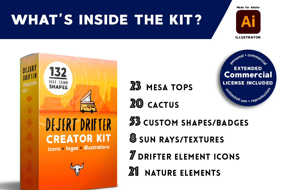 DESERT DRIFTER - Creator Kit, a Shape Add-On by Walking_Designs (Photo 6 of 13)