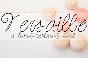 VERSAILLE Hand Lettered Font