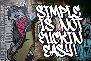 Snikers Bold Urban Graffiti Font, a Blackletter Font by Ronny Studio (Thumbnail 5 of 8)